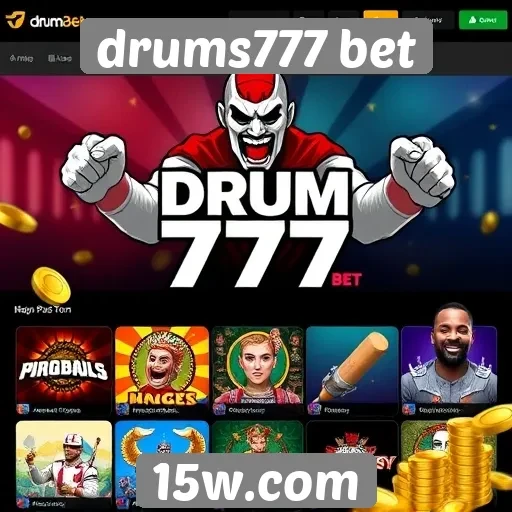 Variedade de jogos disponíveis no drums777 bet
